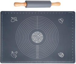Vilde Szilikon tésztakészítő lap és nyújtófa szett 65x45cm (279001)