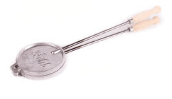  Ostyasütő, sajtos tallér sütő, kerek, 13 cm (10408)