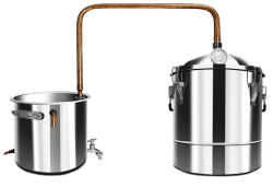Perfect Home Inox pálinkafőző szett réz hűtőspirállal - 50 literes lepárlóüst (13301)