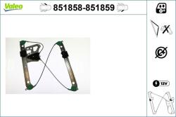 VALEO Mecanism actionare geam VALEO 851858 (851858)