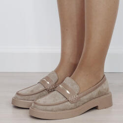 MARQUIIZ Mocasini dama kaki deschis tip loafers 1535 03 (1535KHAKI-38)