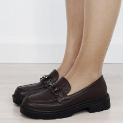 La Bottine Souriante Mocasini maro de tip loafers DYH9893 01 (DYH9893BROWN-38)