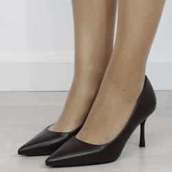 Ideal Shoes Pantofi eleganti maro de dama D-1295 04 (D-1295BROWN-38)