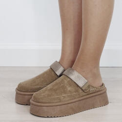 SOFILINE Papuci kaki tip saboti cu bareta convertibila ajustabila RU-17 M6 (RU-17KHAKI-38)