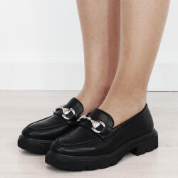 La Bottine Souriante Mocasini dama negri tip loafers DMLM8985 02 (DMLM8985BLACK-38)