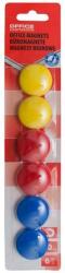Office Products Mágneskorong, 30 mm, 6 db, OFFICE PRODUCTS, vegyes színek