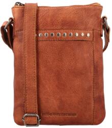 Hide & Stitches Barna valódi bőr crossbody táska „Hardrock (K25365-005-cognac-HU)