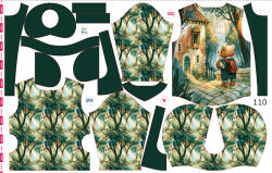 Takoy Szabásmintás panel 110 gyermek softshell kabáthoz Max mackó - Tavaszi softshell