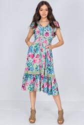 RohBoutique Rochie din viscoza, multicolora cu buzunare, ROH DR4665