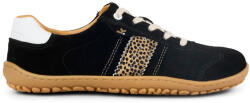 Koel Ila Suede Black Leopardo Retro Bőr Edzőcipő