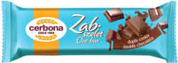 Cerbona Dupla csokoládés zabszelet, kakaós bevonó talppal 20 x 40g / 20 db