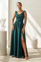 Warsaw Dress Smaragdzöld alkalmi ruha hasítékkal Méret: XL