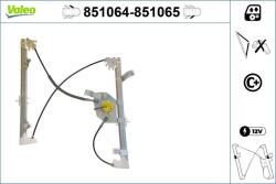 VALEO Mecanism actionare geam VALEO 851065 (851065)