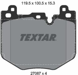 TEXTAR set placute frana, frana disc TEXTAR 2708701 (2708701)