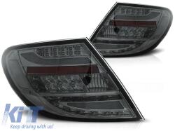  LED csíkos hátsó lámpák piros-füst színben, Mercedes C-osztály W204 Sedan 07-10 (TTTLM6027748)