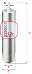 SOFIMA filtru combustibil SOFIMA S 1852 B (S 1852 B) - automobilus