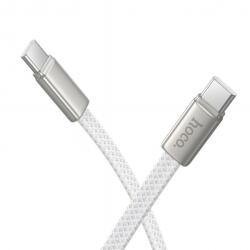 hoco. Cablu Date si Incarcare USB-C - USB-C HOCO X125, 60W, 1m, Alb - gsmboutique