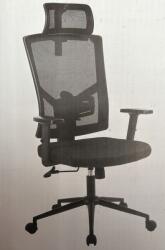 Stema Szék forgó irodai íróasztali szék fekete ergonomikus háló (648)