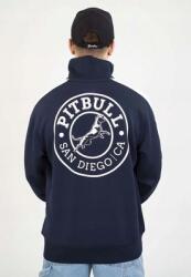 Pitbull Pit Bull kapucni nélküli pulóver Zip San Diego Ca dark navy (5903592304196)