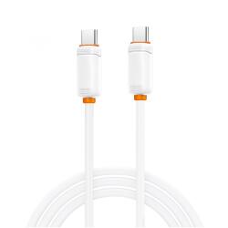 XO Design Cablu Date si Incarcare USB-C - USB-C XO Design NB-Q298, 240W, 1m, Alb