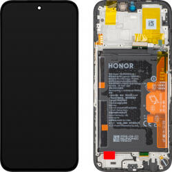 Honor Display cu Touchscreen Honor X6c, cu Rama si Acumulator, Negru (Midnight Black), Service Pack 0235APGS (0235APGS)