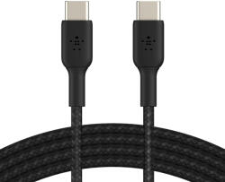 Belkin Cablu Date si Incarcare USB-C - USB-C Belkin BoostCharge Pro, 60W, 2m, Negru CAB004bt2MBK (CAB004bt2MBK)