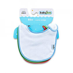 BabyJem Set 3 bavete cu capse din bumbac (pentru: baieti) Bavata