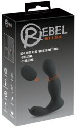 Rebel RC Dop Anal cu 2 Funcții Vibrații și Rotație cu Telecomandă