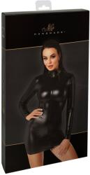 Noir Rochie Mini Noir Orgia Chimera - Neagră Powerwetlook, Mulată și cu Fermoar 3 Direcții - Negru , L