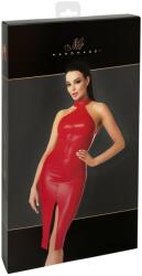 Noir Rochie Roșie Noir Orgia - Powerwetlook, Mulată și cu Șliț Lung - Roșu , L