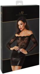 Noir Rochie Noir Orgia Exclusive - Dantelă și Powerwetlook, Neagră - Negru , M