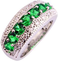HARAHU Inel GA-1606 - Argintiu/Verde/55mm KP1606