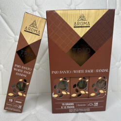 AROMA TRIO Füstölő 15g PALO SANTO+WHITE SAGE+SANDAL
