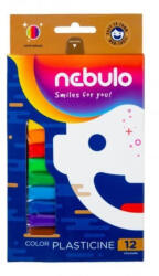 Nebulo Gyurma készlet, 12színes, 200g, Nebulo