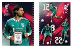 Nebulo Spirálfüzet kockás LIVERPOOL A/4 60 lapos