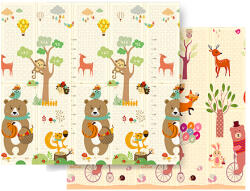 Rebel Covoras de joaca pentru bebelusi 200x180 cm, pliabil, model animale (RBY-2200-3) Covor