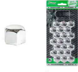 J-TEC Set capace prezoane auto 21 mm crom, 21 piese cu extractor J-TEC (AMG21308)