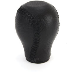 Amio Nuca schimbator viteze auto din piele neagra cu cusatura neagra Amio (AM01755)