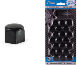 J-TEC Set capace prezoane auto 19 mm negre, 21 piese cu extractor (AMG21305)
