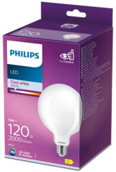 Philips LED izzó E27 gömb alakú G120 13W = 120W 2000lm 4000K semleges izzószálas LED Classic Philips (8718699764838)