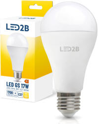 Kobi LED izzó E27 17W 1700lm 3000K meleg fehér 180° fehér Kobi (KOBZAR1452)
