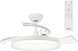 Philips Mennyezeti ventilátor 35W 106cm lámpa mennyezeti plafon LED 32W 4500lm 2700-5500K CCT fehér távirányító Solr Philips (8721103103130)