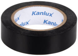 Kanlux Öntapadó PVC szigetelőszalag Kanlux 10m x 16mm fekete (ZZKAN1317)