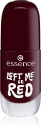 essence Gel Nail Polish géles körömlakk árnyalat 12 LEFT ME on RED 8 ml