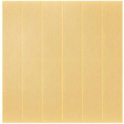 Flippy 10 db 3D tapétalap készlet, Flippy, 70 x 70 cm, vastagság 3 mm, gyanta, fa csempe típus, fedett felület 4, 9 nm, világos krém (128840)