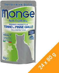 Monge Natural Pouch Alutasakos Macskaeledel (Csendes-Óceáni tonhal) - 24x80 g