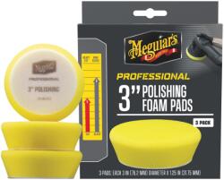 Meguiar's Professional Polishing Foam Pad Hab polírozó korong, 3" átmérő, 3 db (M3PFP3)