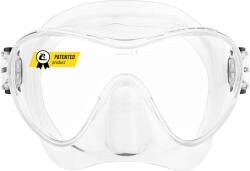 CRESSI frameless diving mask F1 - anti-fog glass lens, diving goggles - ergonomic silicone edge, snorkel mask - dry snorkel & snorkel set - transparent - mask - ZDN281000 (ZDN281000)