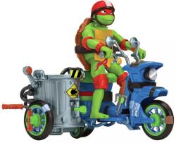 TMNT Set de jocuri TMNT Mutant Mayhem - Bicicleta de luptă cu Raffaello Action Figure (83430) Figurina