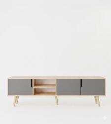 Hanah Home TV Stand Sapphire Oak Anthracite Latina 180 - Sapphire Oak, Anthracite